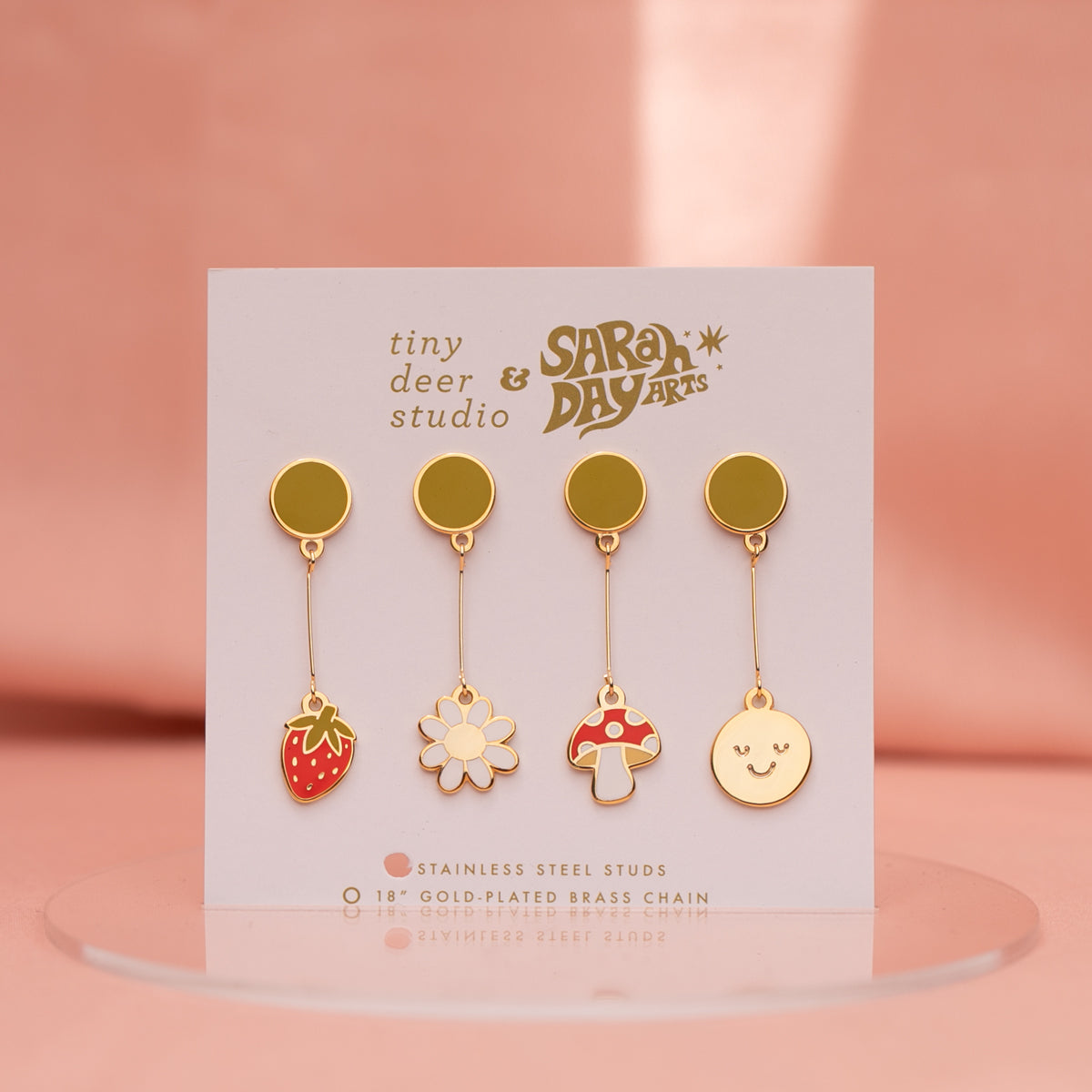 Mini Charm earring set x Tiny Deer Studio