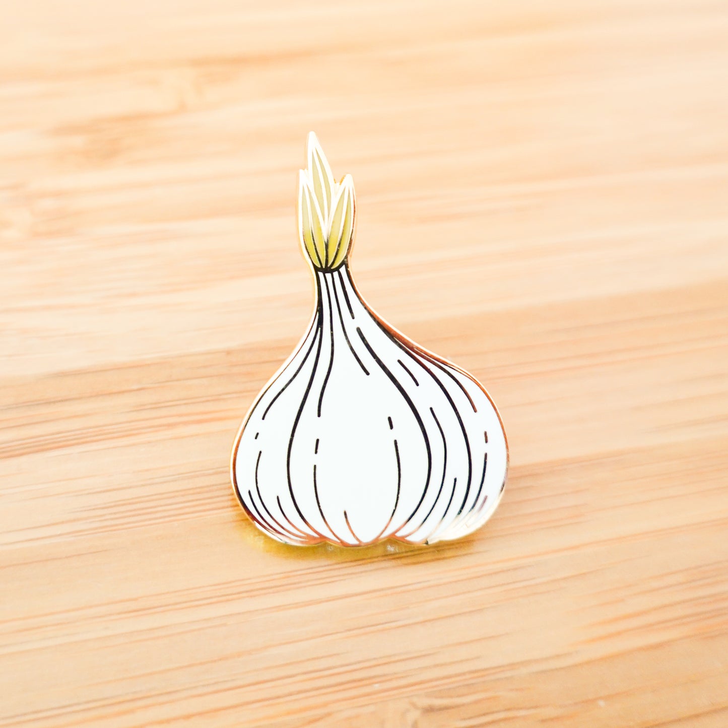 Garlic Enamel Pin