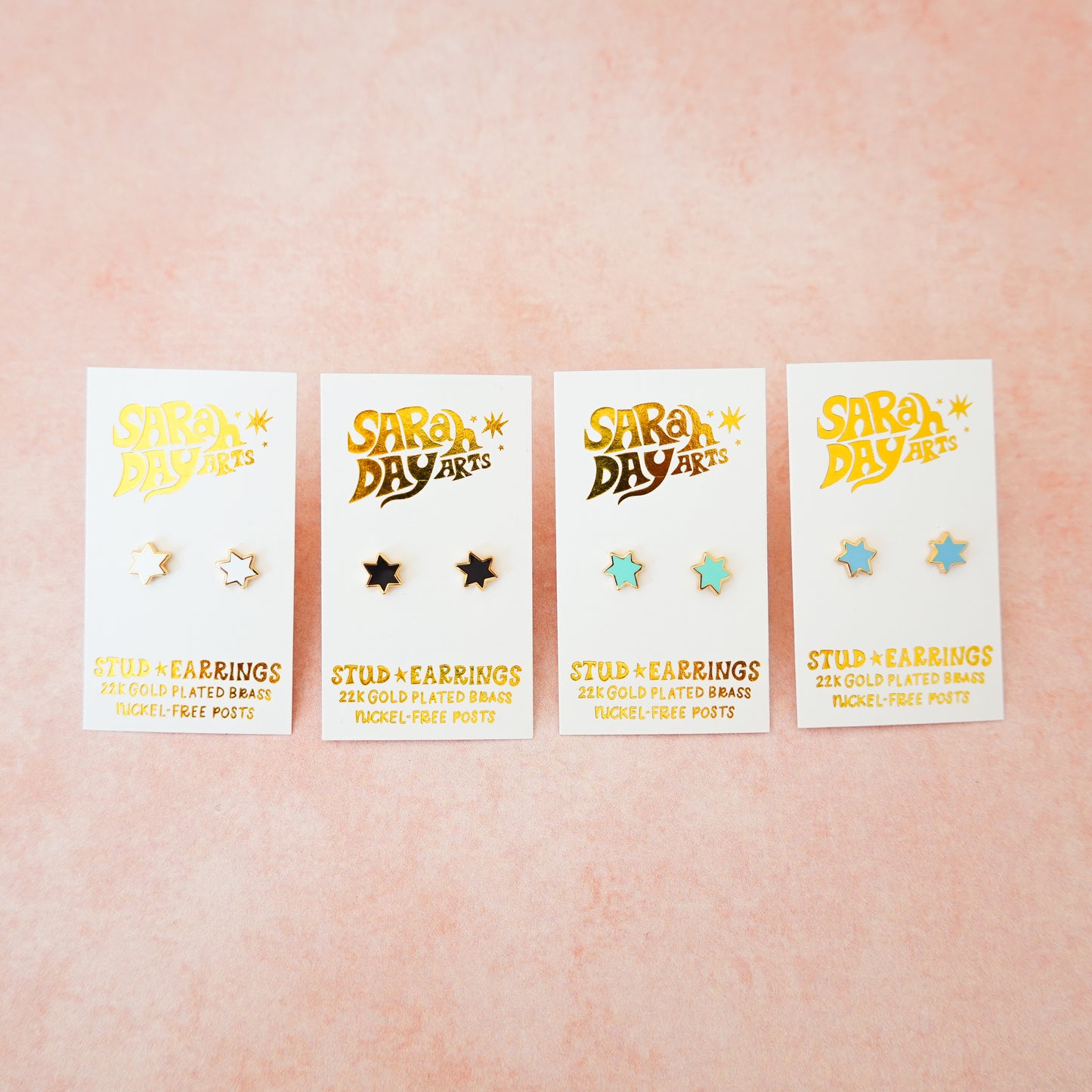 Mini Magen David Stud Earrings