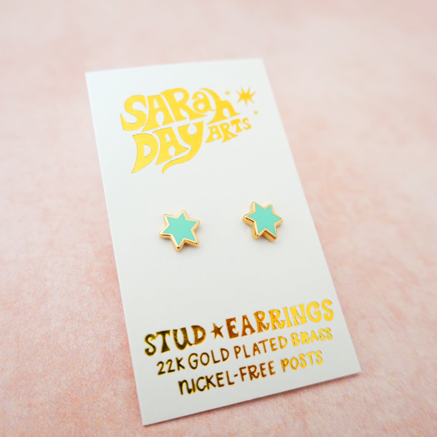 Mini Magen David Stud Earrings