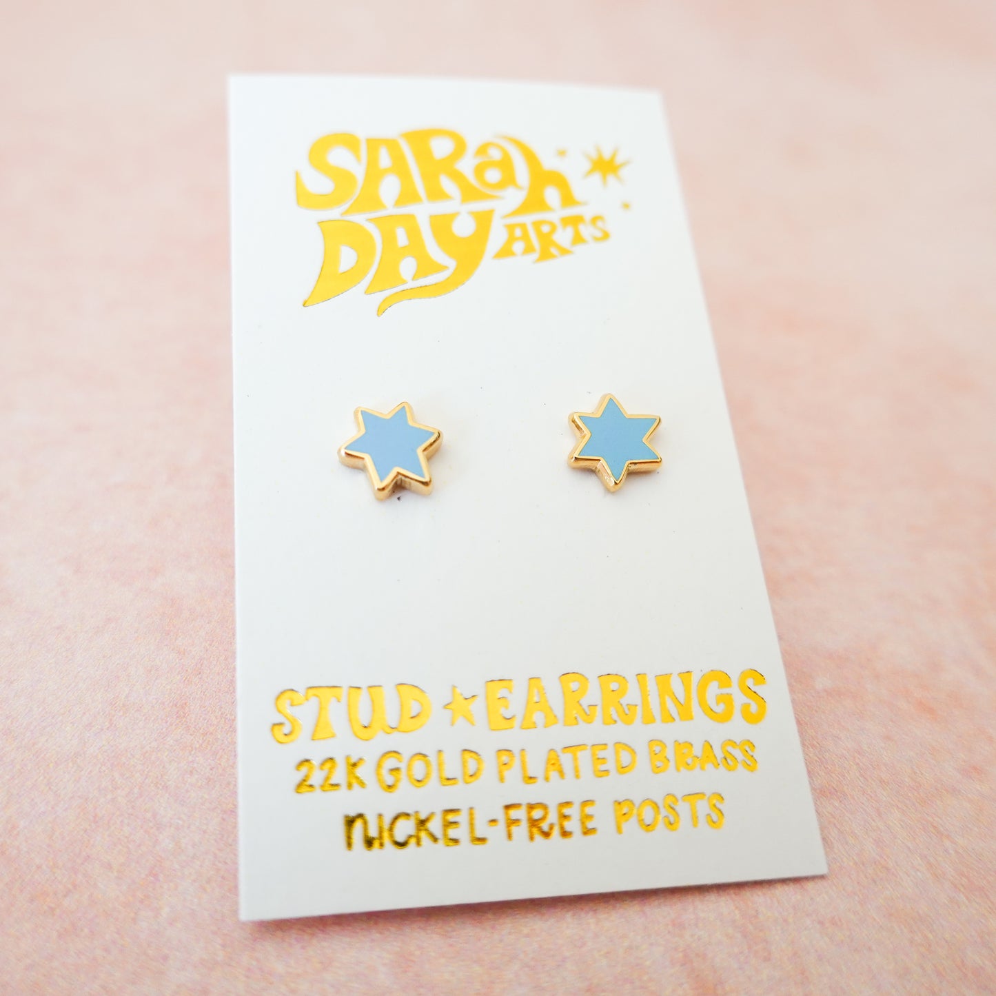 Mini Magen David Stud Earrings