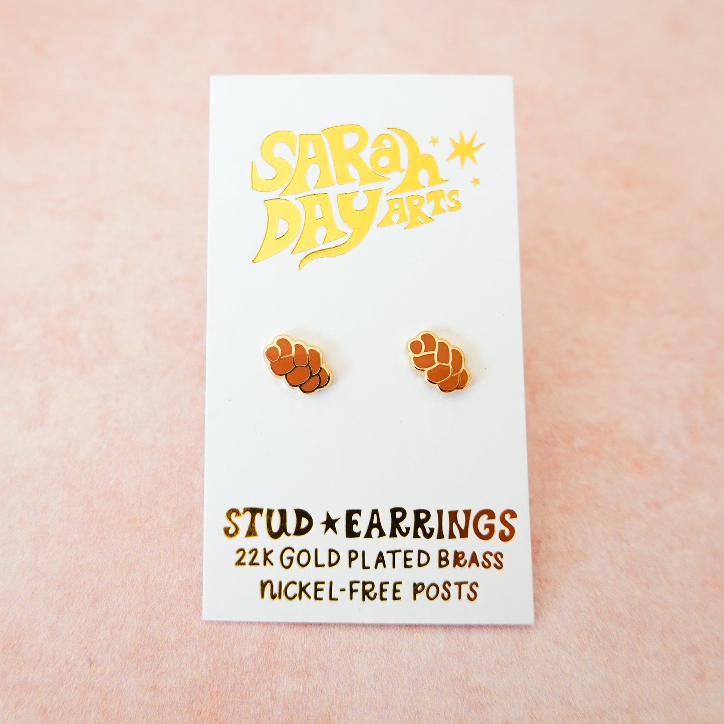 Challah Stud Earrings