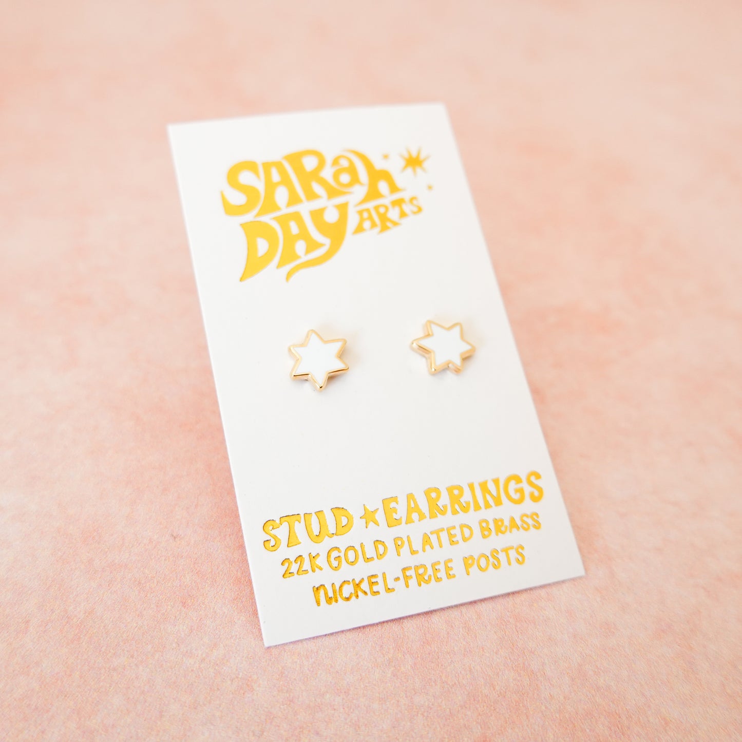 Mini Magen David Stud Earrings