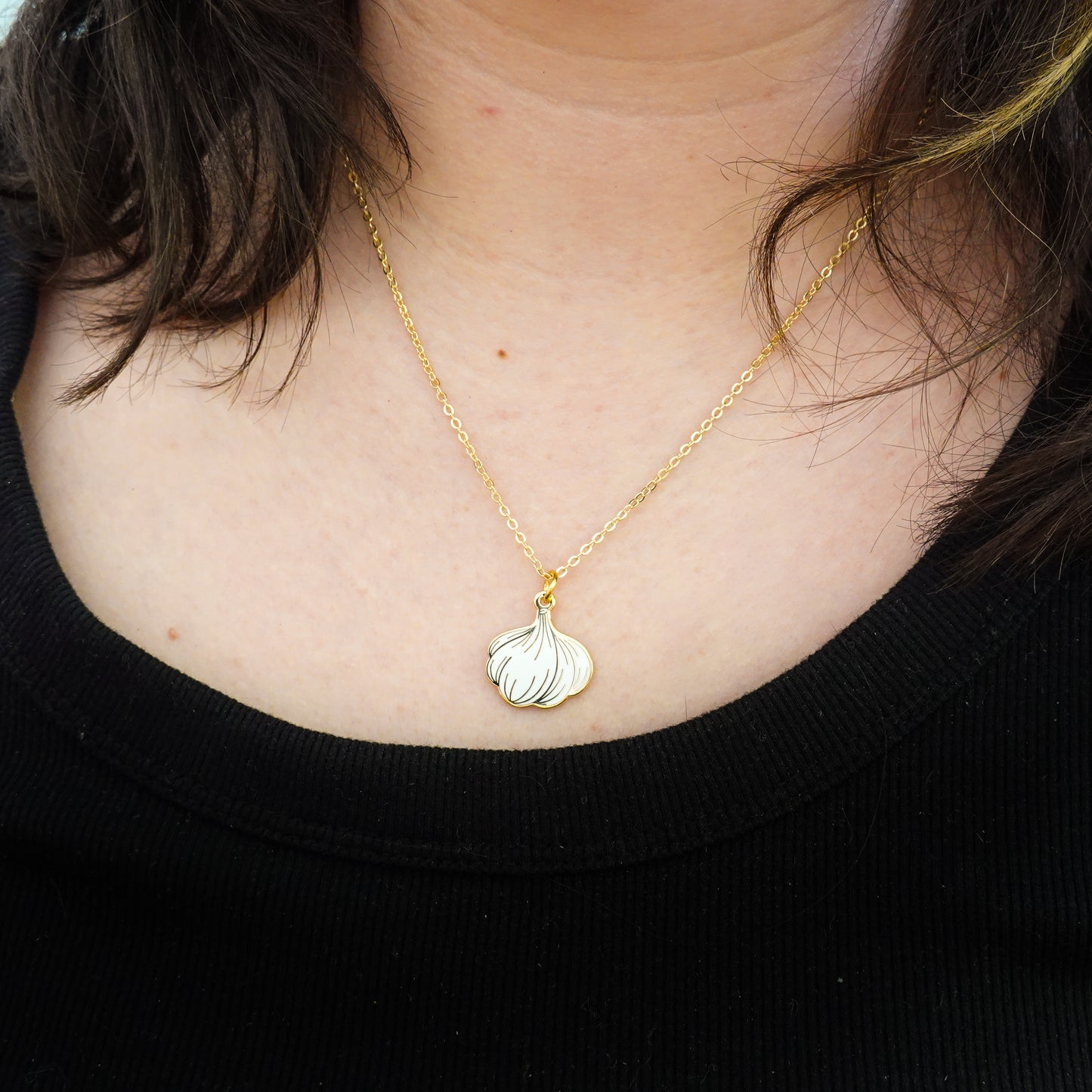 Garlic necklace