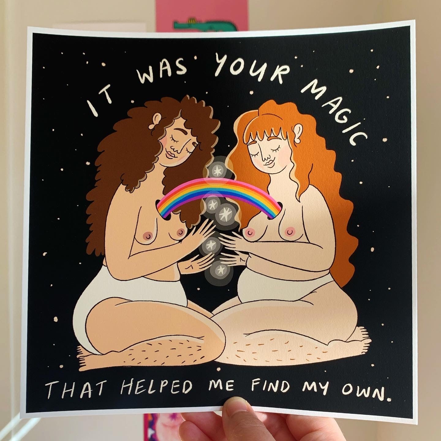 Your Magic & Mine 8x8" giclee print
