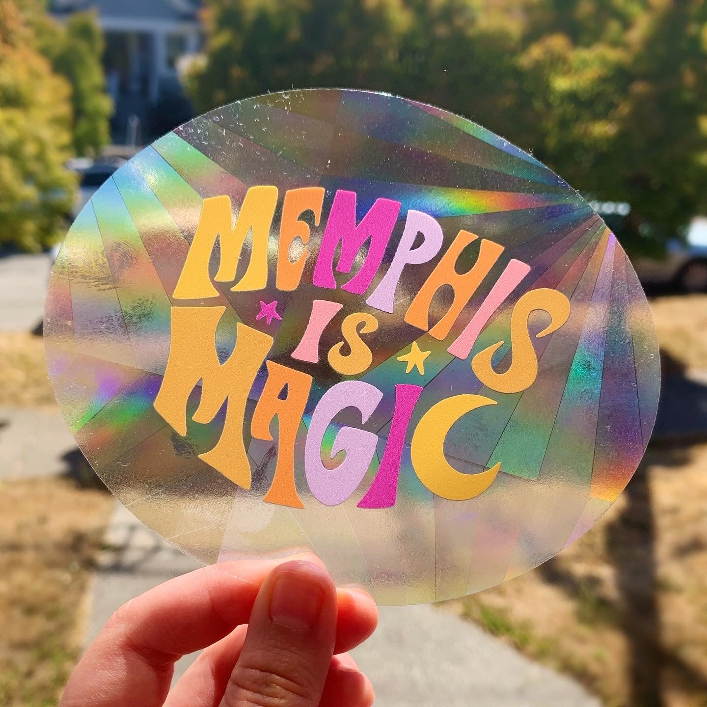 Memphis is Magic rainbow maker