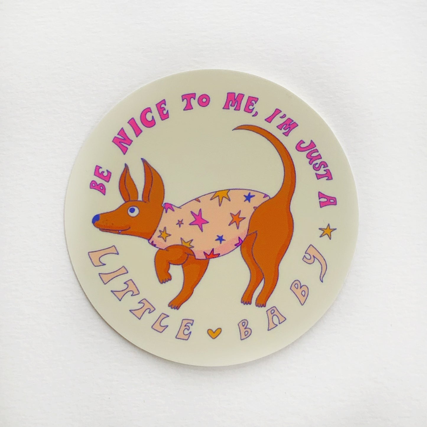 Little Baby Santi - 3" sticker
