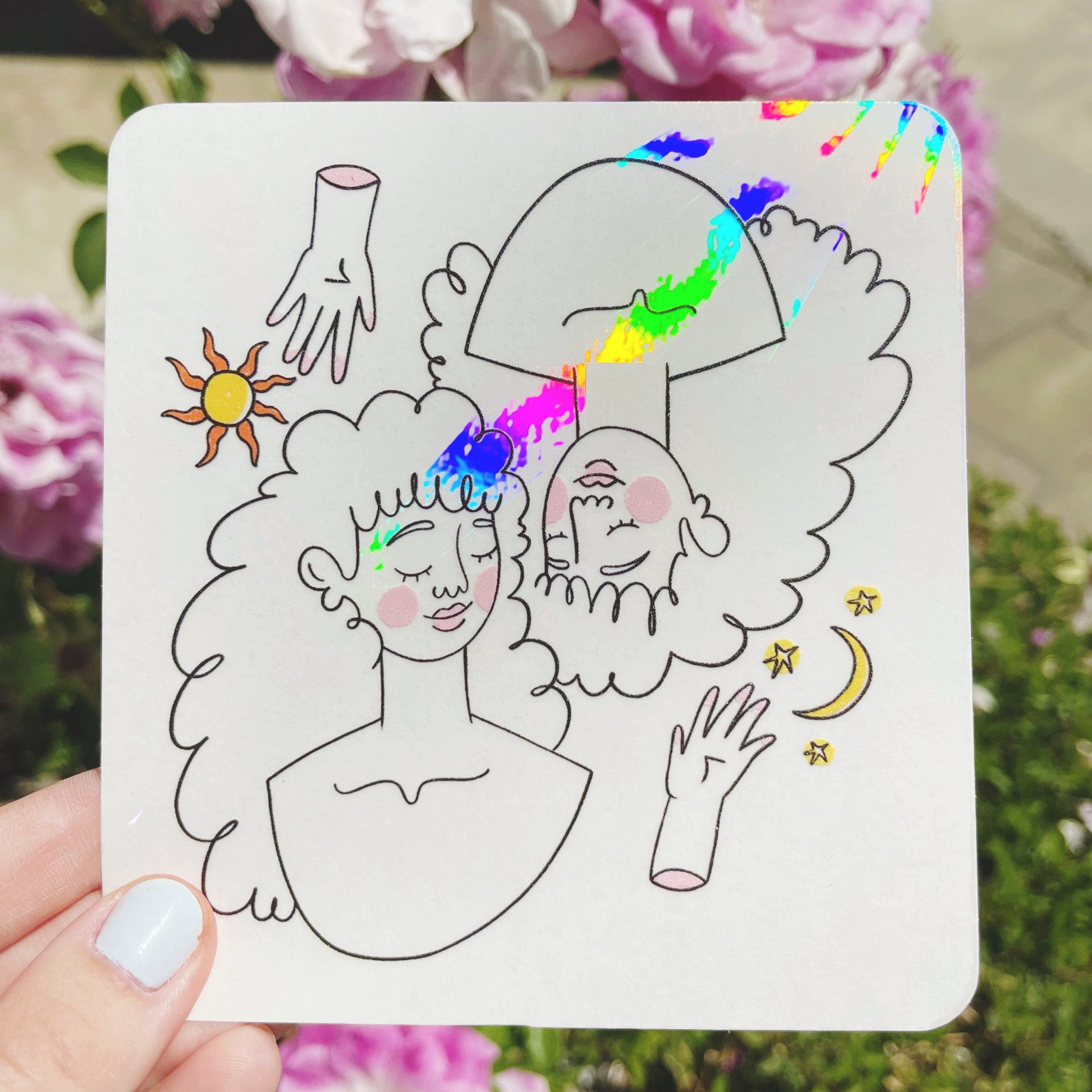 Cloud Rainbow Maker Sticker – love, Pittsburgh