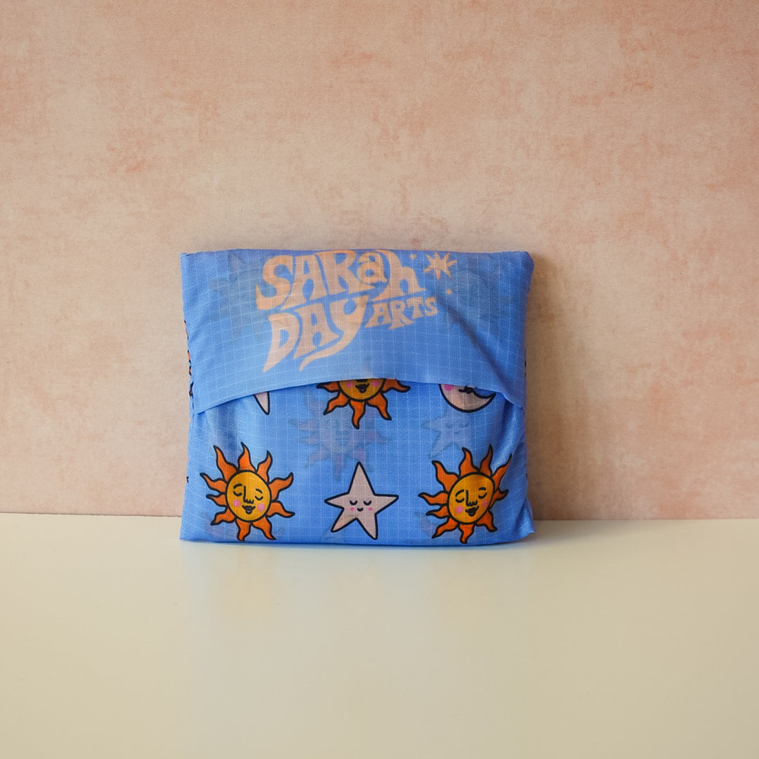 Celestial Love Tuck-Top Tote