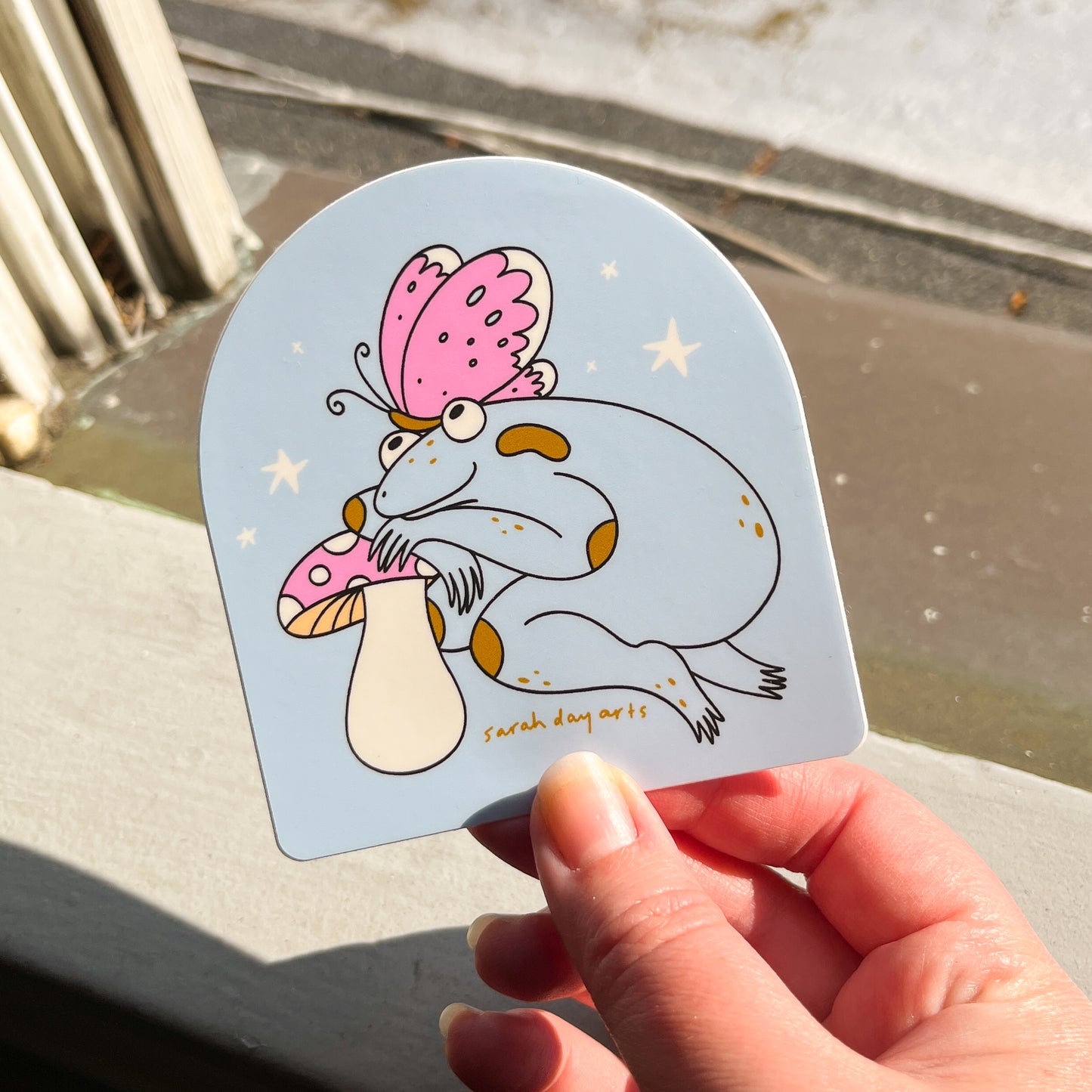 Froggy Daydream sticker