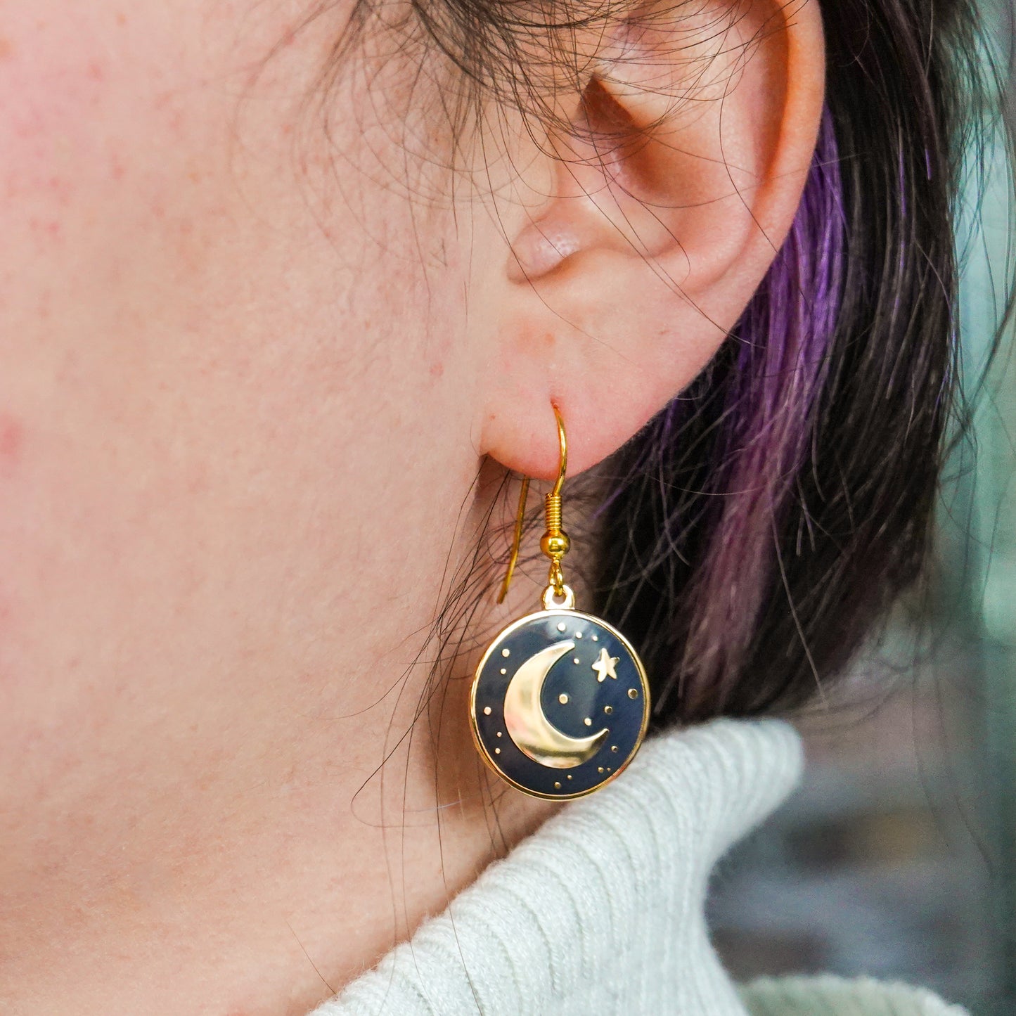 New Moon Earrings