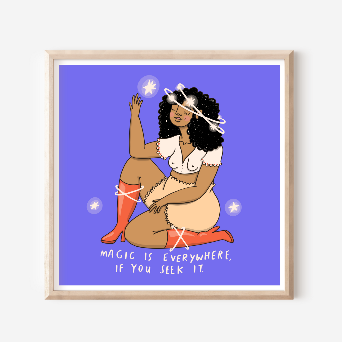 Magic is Everywhere 8x8" giclee print