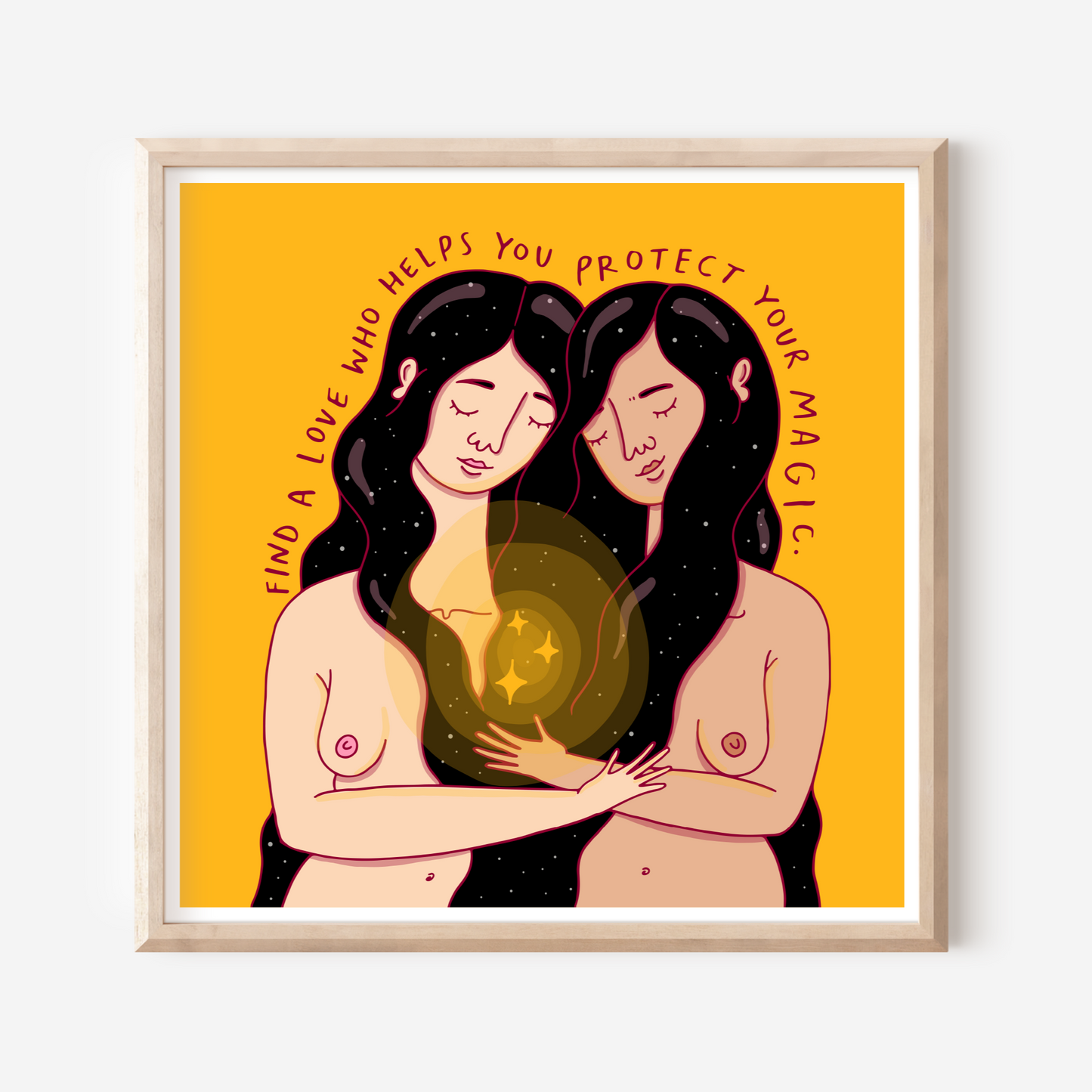 Protect Your Magic 8x8" giclee print