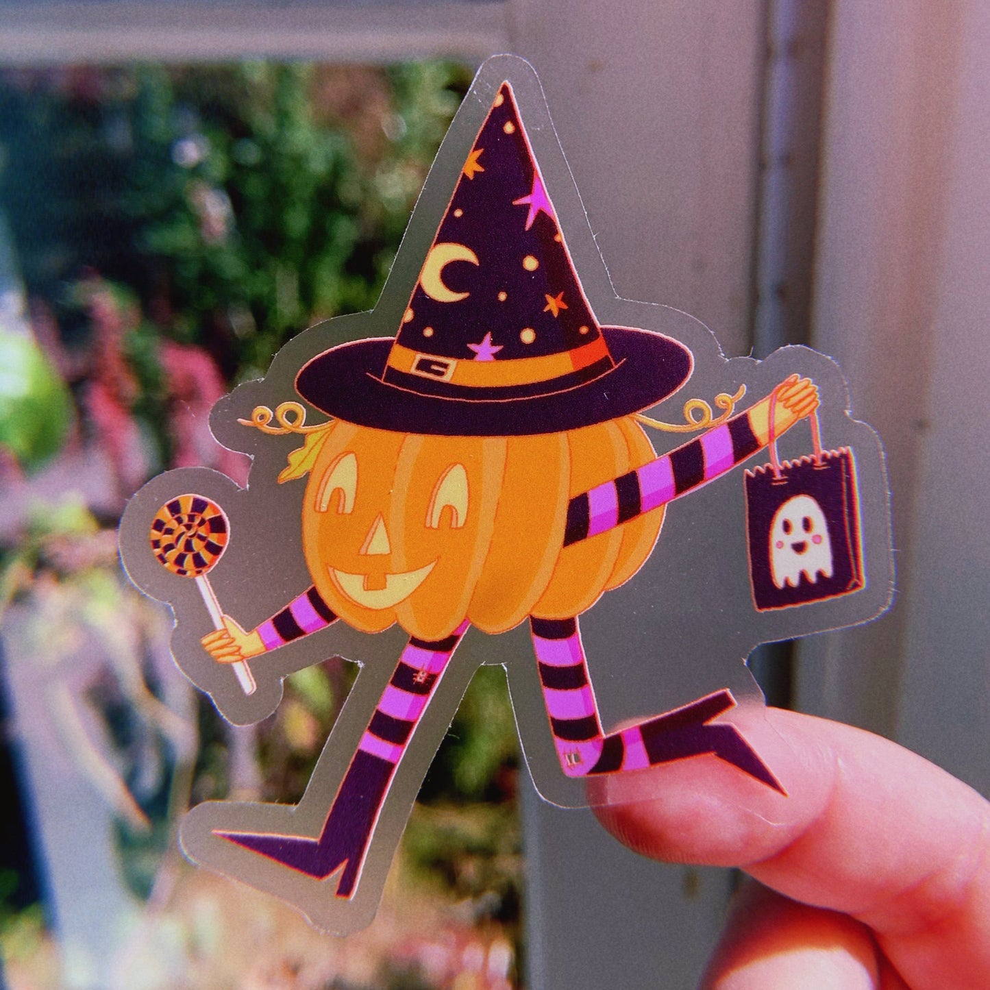 Pumpkin Witch sticker