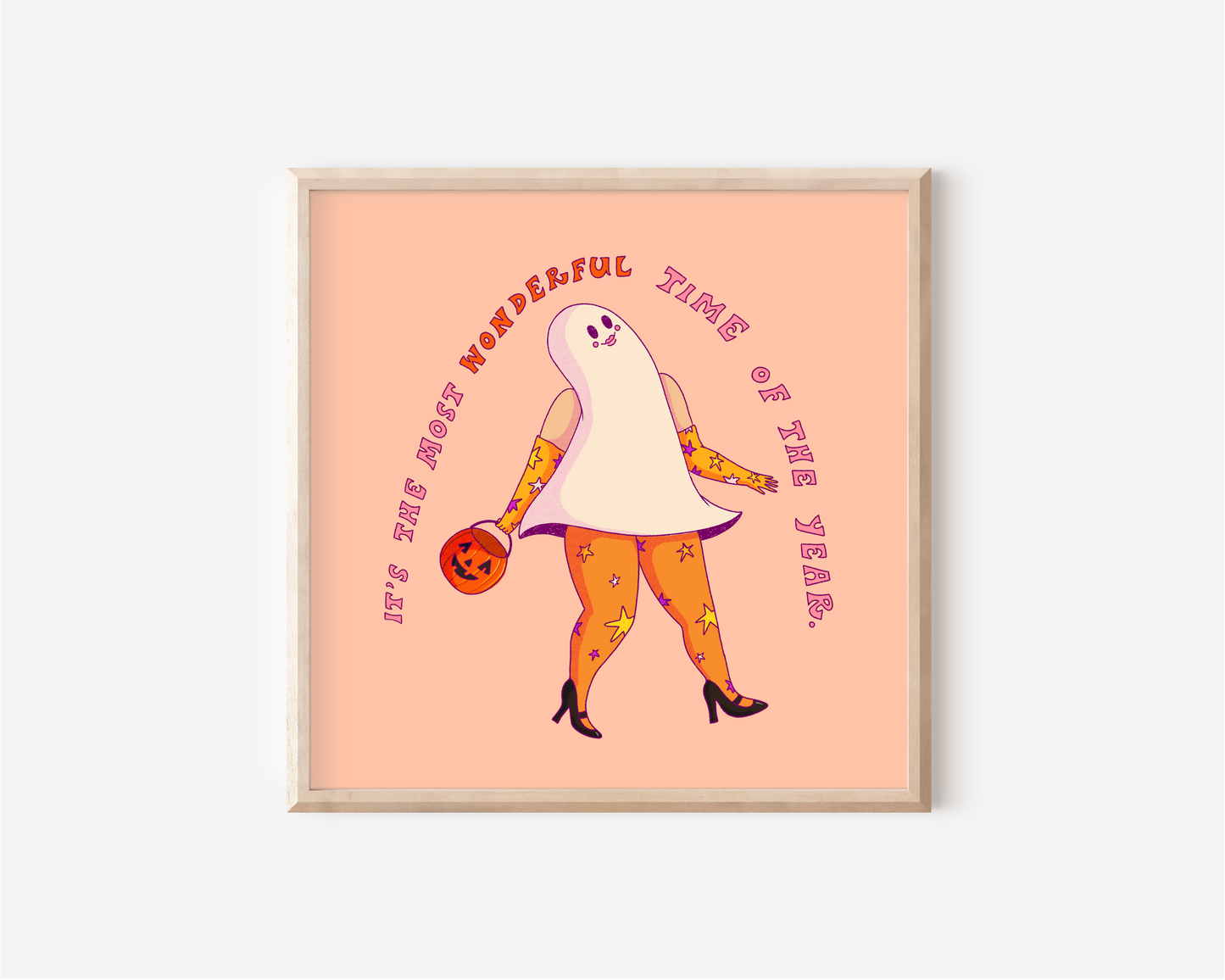 Spooky Season 8x8" giclee print