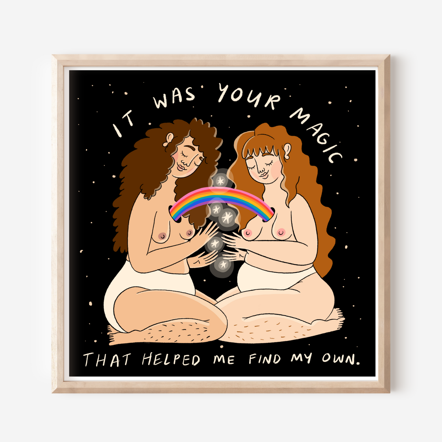Your Magic & Mine 8x8" giclee print
