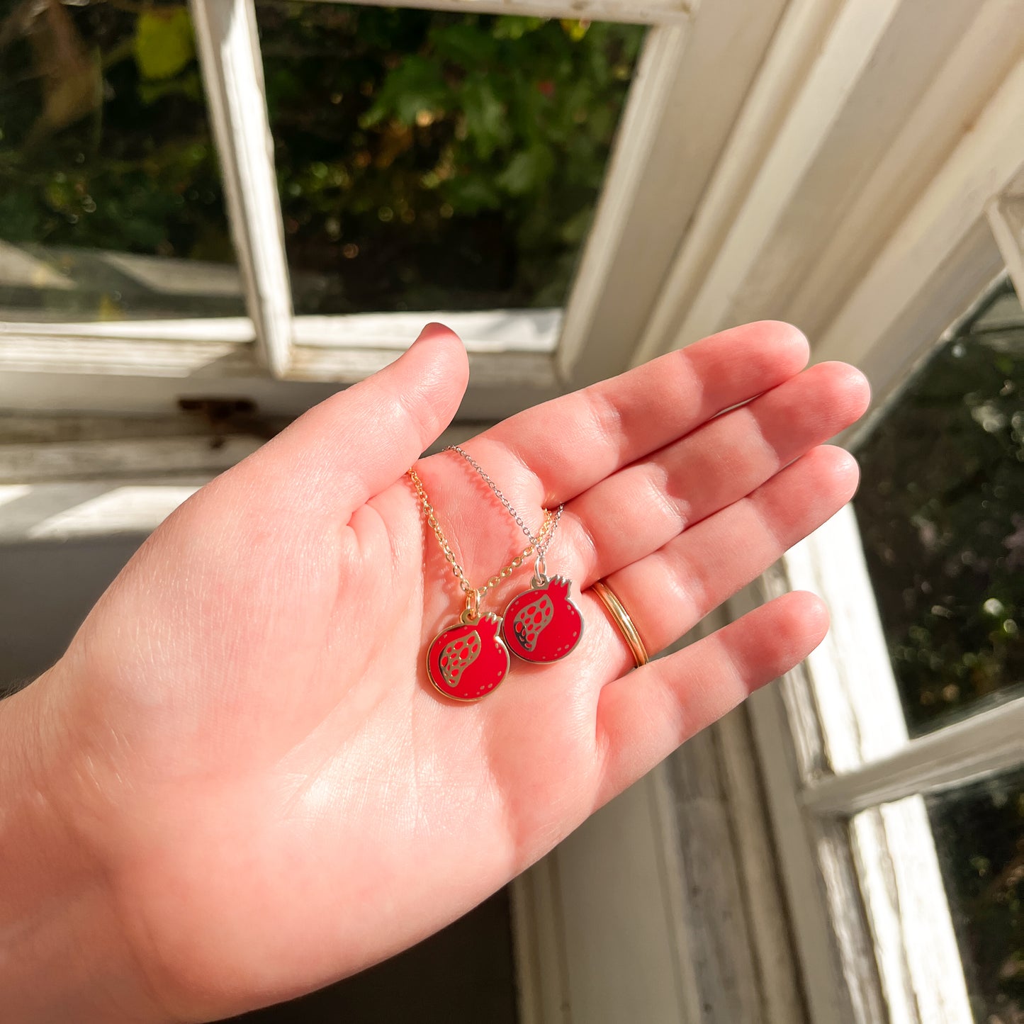 Pomegranate necklace