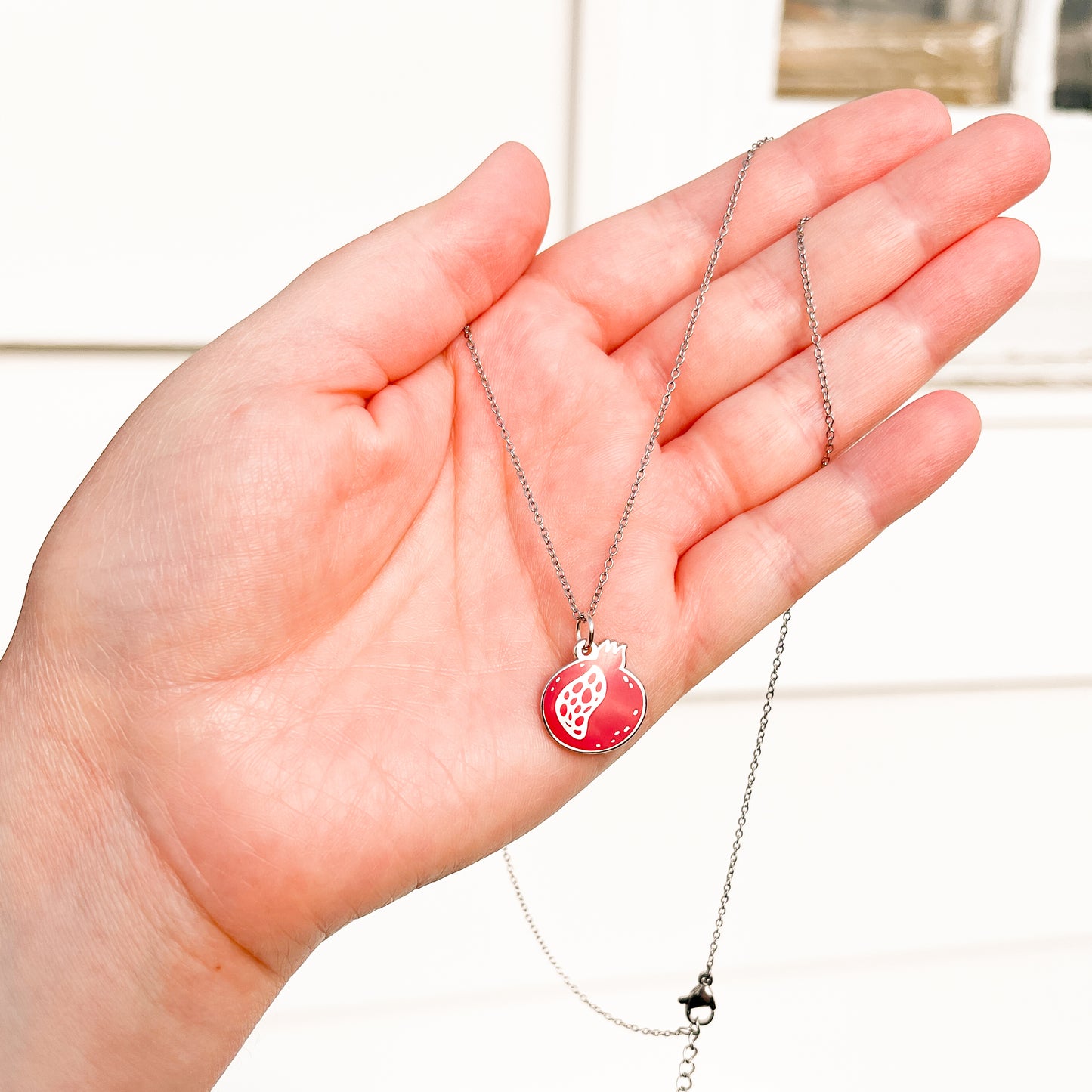 Pomegranate necklace