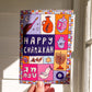 Patchwork Chanukah Card