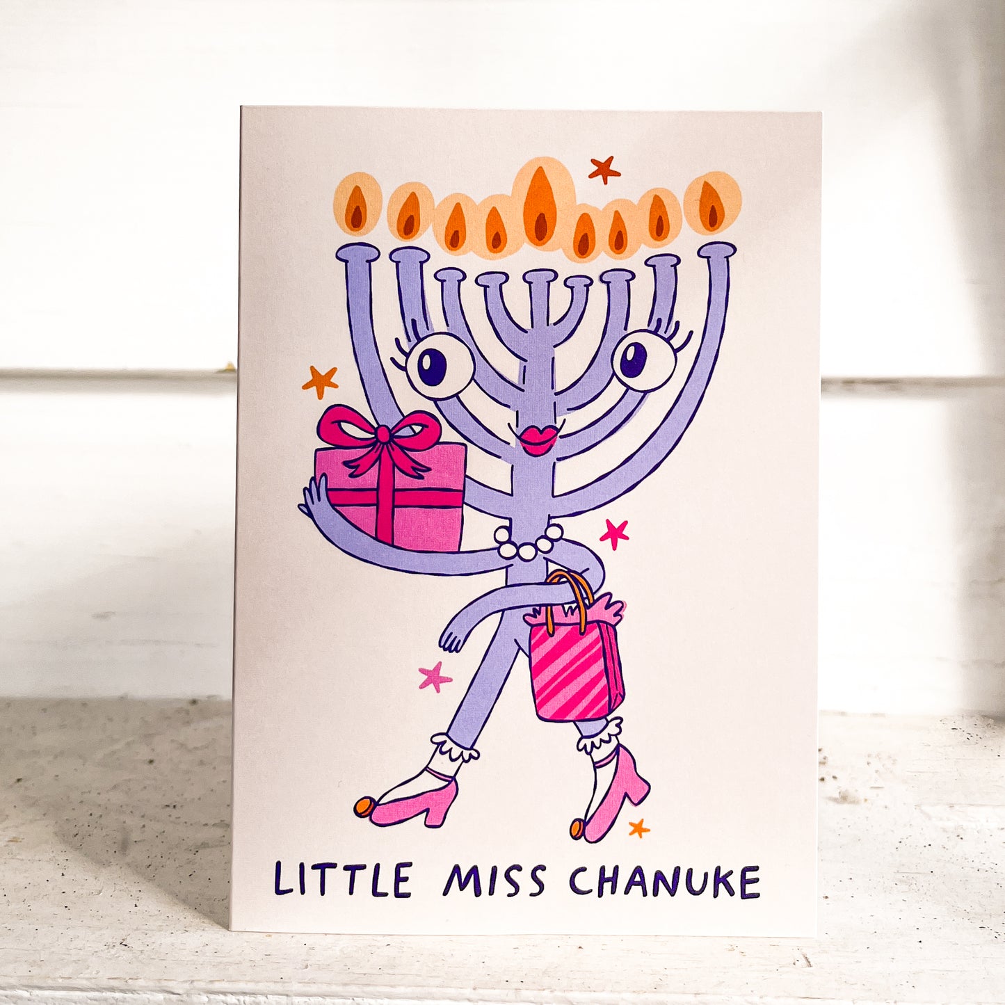 Little Miss Chanuke Card