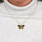 Goth Moth necklace