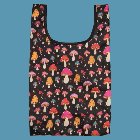 Mushroom tuck-top tote