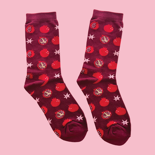 Pomegranate socks