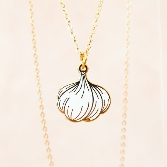 Garlic necklace