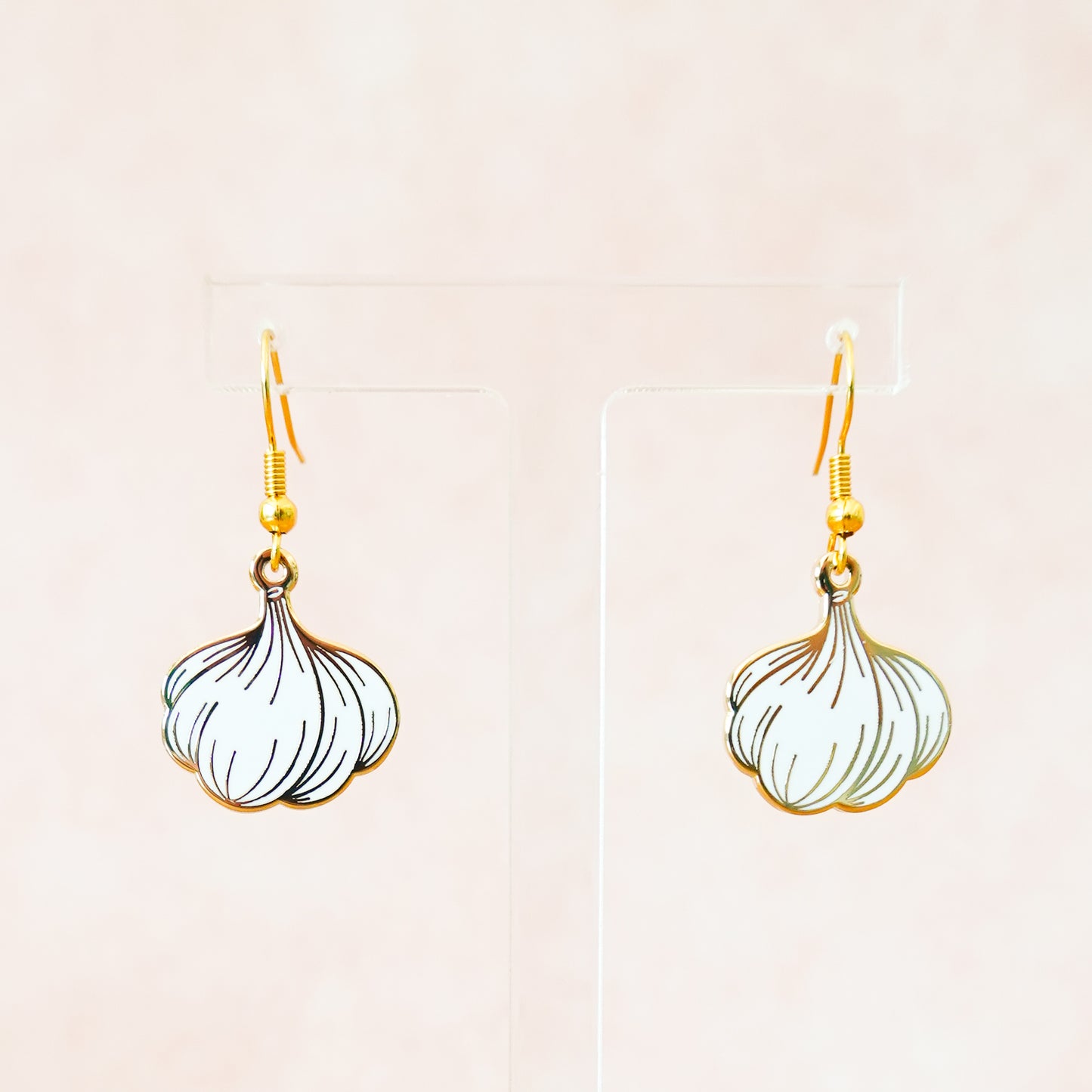 Garlic earrings