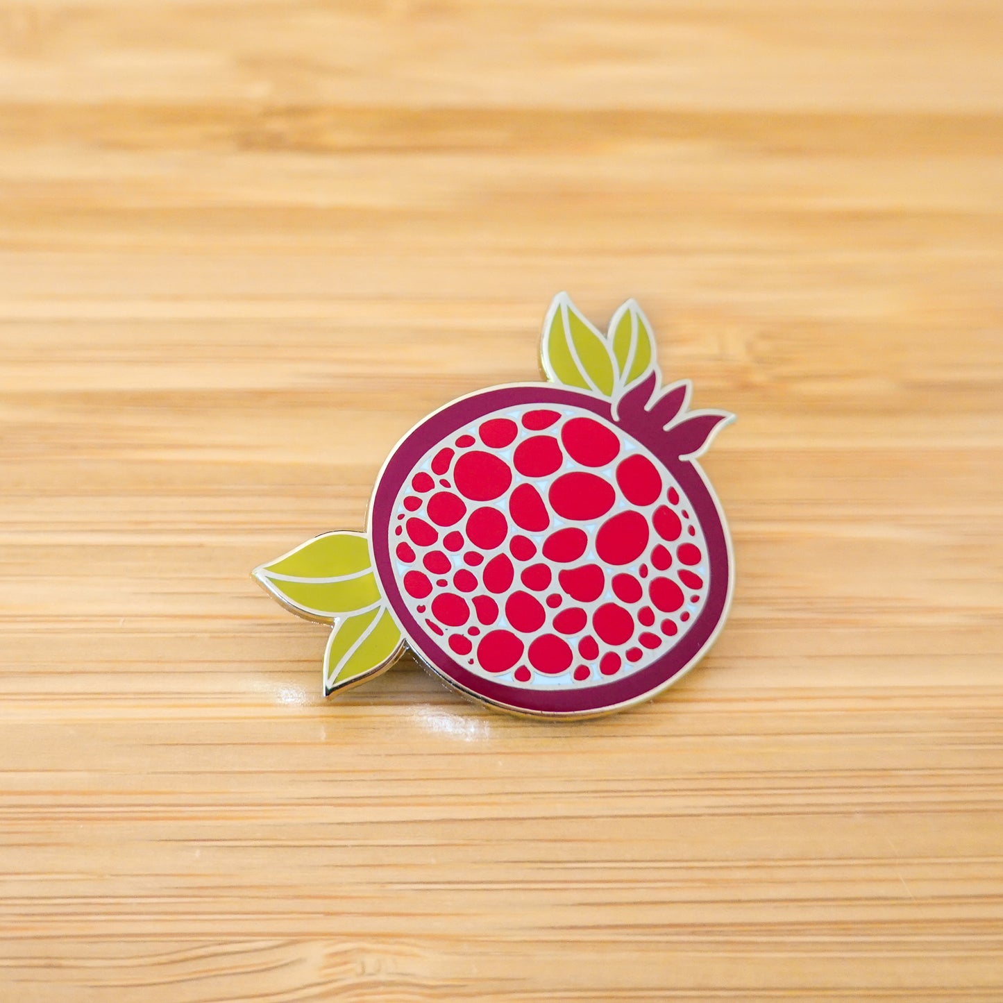 Pomegranate enamel pin