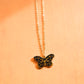 Goth Moth necklace