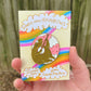 Songs About Rainbows enamel pin