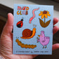 Mud Club Pals sticker sheet