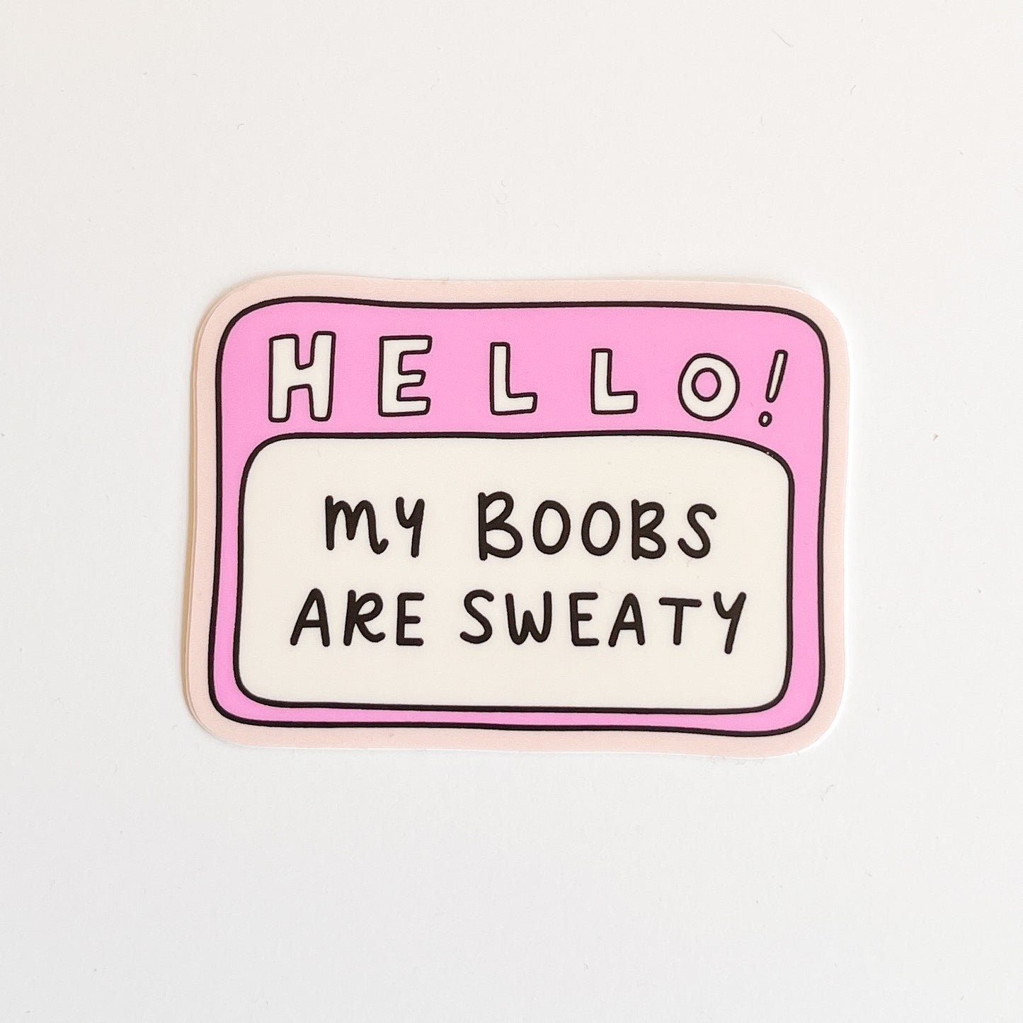 Boob Sweat sticker