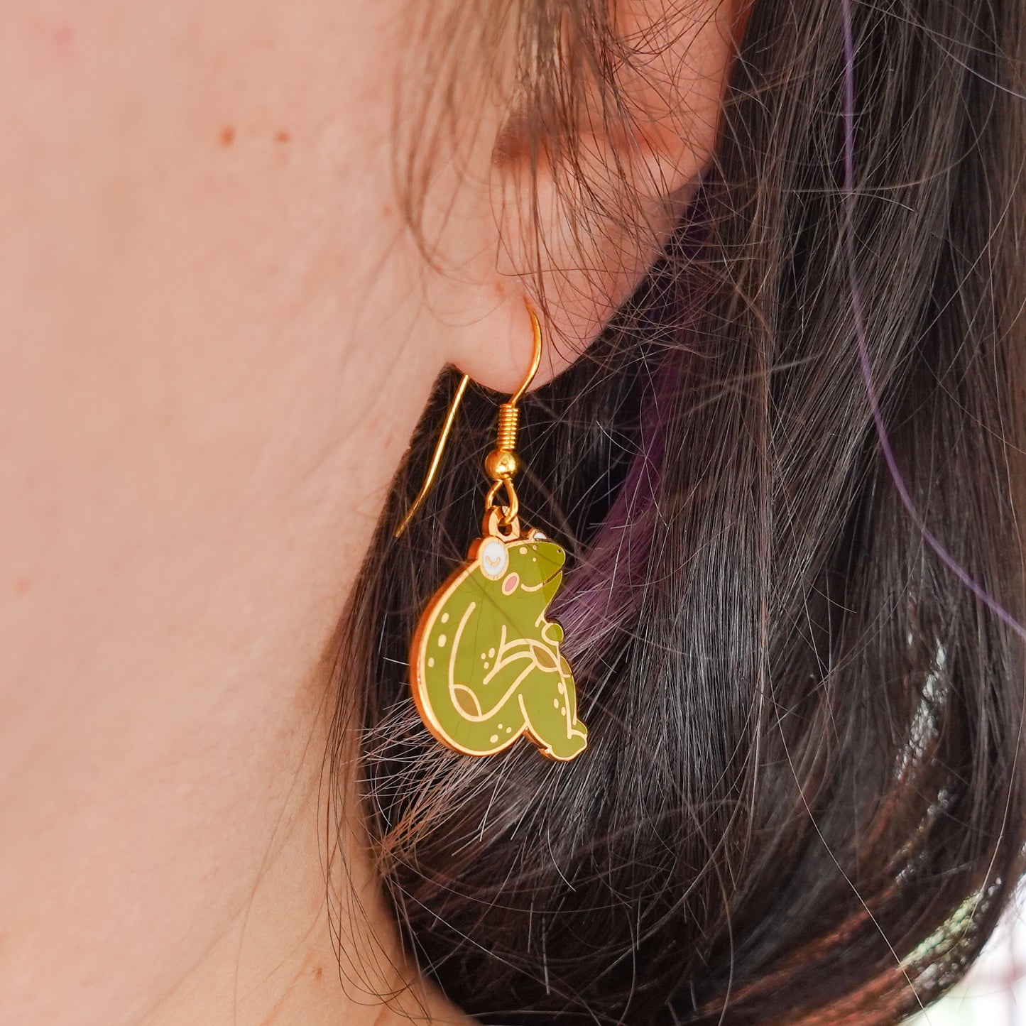 Froggy earrings