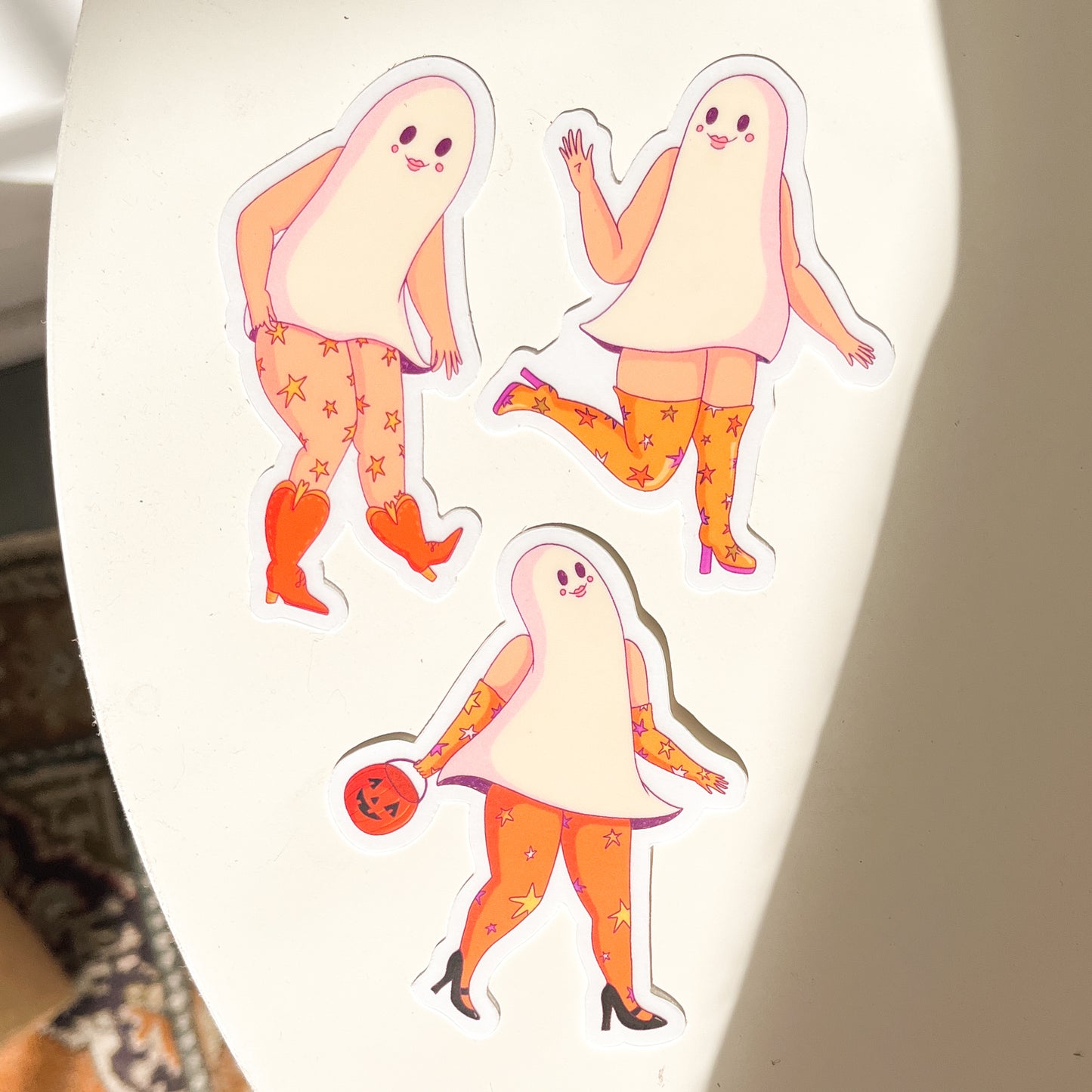 Ghostie Girls sticker 3-pack
