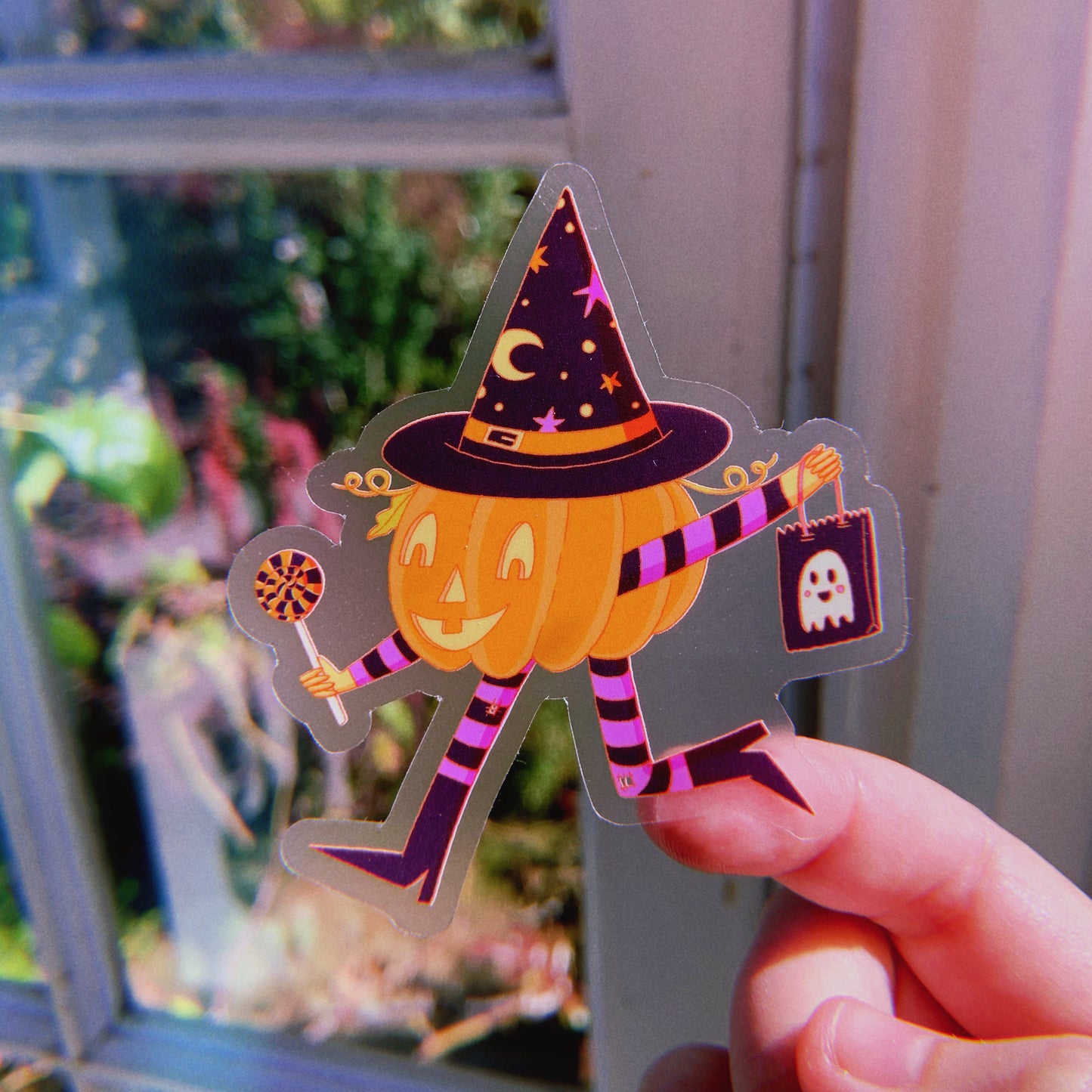 Pumpkin Witch sticker